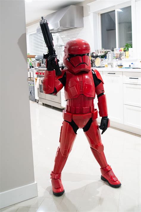 Sith Trooper Costume for my 7yo | Boba Fett Costume and Prop Maker Community - The Dented Helmet