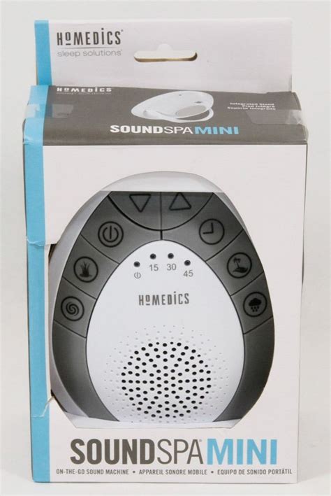 HOMEDICS SOUND SPA MINI ON THE GO SOUND MACHINE - Kastner Auctions