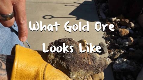 What Gold Ore Looks Like - Mining 101 - Gold Rush Expeditions - YouTube