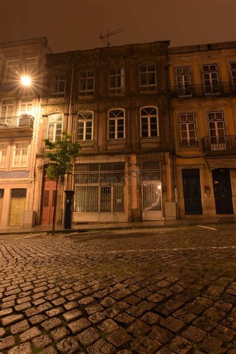 Porto Cityscapes Old Town Night Time 2 Stock Image - Image of lanterns, district: 171880753