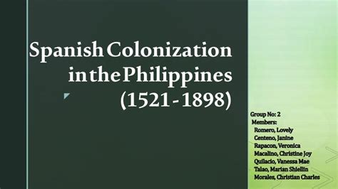 Spanish Colonization in the Philippines