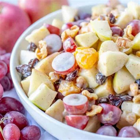 Apple Fruit Salad - The Country Cook