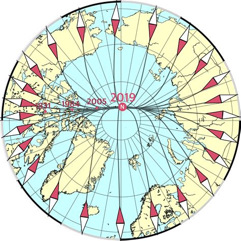 Space in Images - 2019 - 02 - Magnetic north on the move