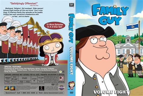 Family Guy Season 8 - TV DVD Scanned Covers - Family Guy Volume 008 ...