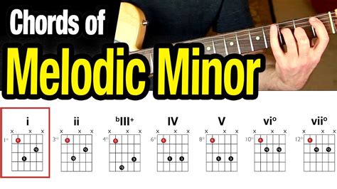 Chords of the Melodic Minor Scale - YouTube