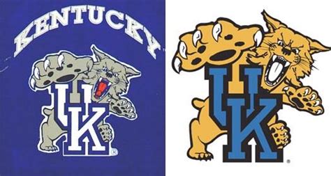 Kentucky tweaked its Wildcat logo in 1994 after people complained the tongue looked like a penis ...