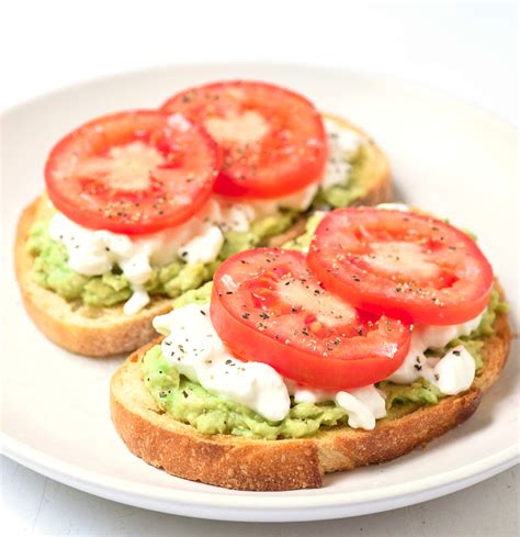 Cottage Cheese Avocado Toast • Tastythin