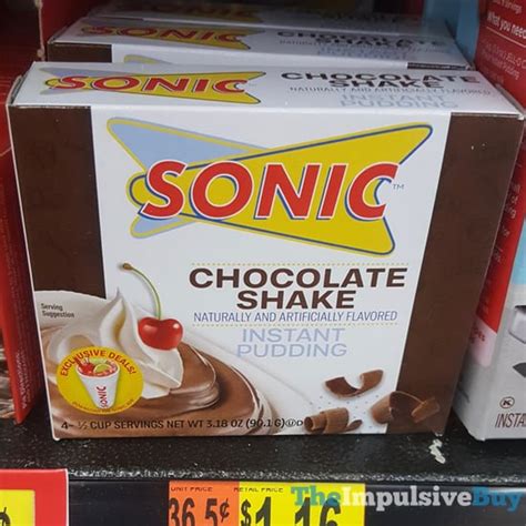 SPOTTED ON SHELVES: Sonic Chocolate Shake and Strawberry Shake Instant Pudding Mixes - The ...