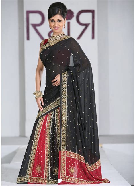 Fashion India: bridal lehenga style saree