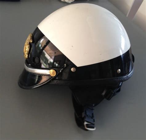 Buy TEXAS POLICE VINTAGE MOTORCYCLE HARLEY HELMET in El Romeral, ES, for US $329.00