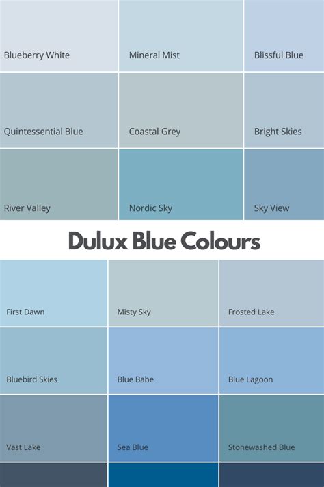 Dulux Blue Colour Chart: The Dulux Blue Colours - Sleek-chic Interiors ...