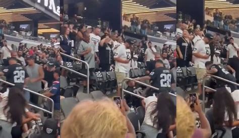 Raiders fans involved in fight during preseason finale