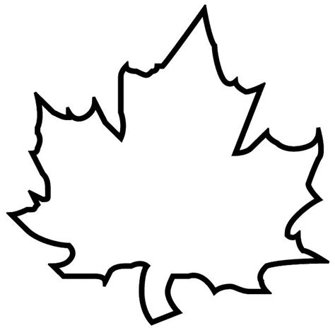 Maple Leaf Template Free Printable - ClipArt Best