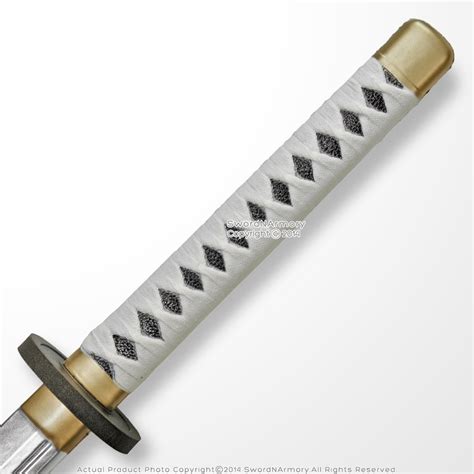 Foam Fantasy Anime Samurai Katana Sword with White Handle Cosplay Costume LARP