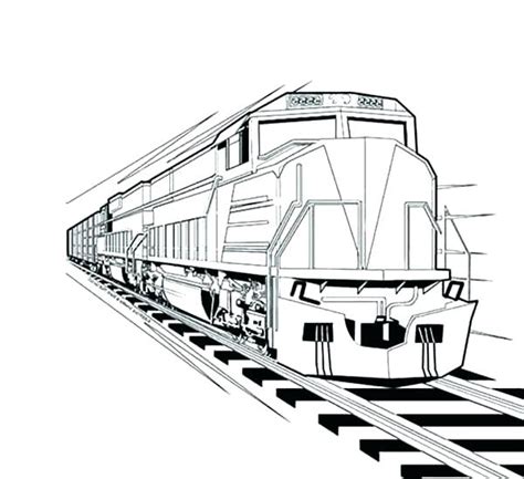 Passenger Train Coloring Pages at GetColorings.com | Free printable ...