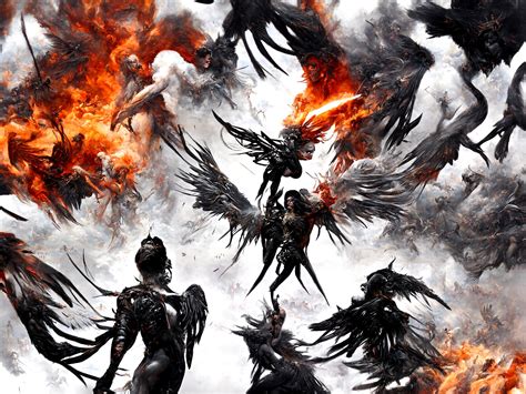 ArtStation - Angels vs. Demons