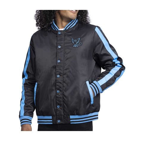 Articuno Pokémon Jackets Black Insulated Snap-Down Jacket - Adult | Pokémon Center Official Site