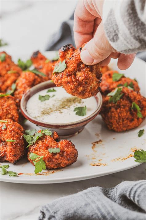 Crispy Cauliflower Bites (GF Option) | Ooh La La It's Vegan