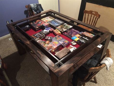 Custom Gaming Table - Imgur | Table games, Dnd table, Gaming table diy