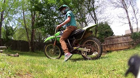 kawasaki klx 125cc dirtbike - YouTube