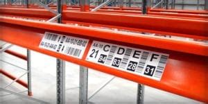 Warehouse Pallet Rack Location Labels - ASG Services