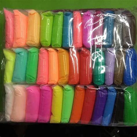 36pcs DIY Foam Clay Slime Polymer Soft Modeling Clay Tools Slime Light ...