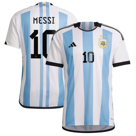 Lionel Messi Argentina National Team adidas 2022/23 Home Replica Player Jersey - White ...