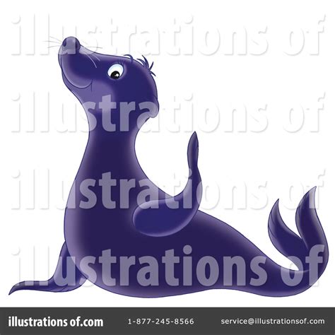 Sea Lion Clipart #1062770 - Illustration by Alex Bannykh