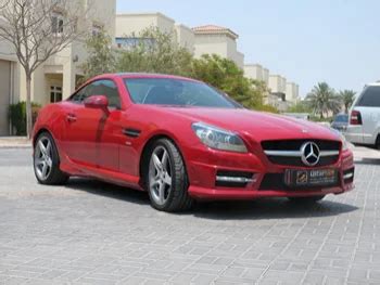 Mercedes-Benz SLK 350 Red 2012 For Sale in Qatar