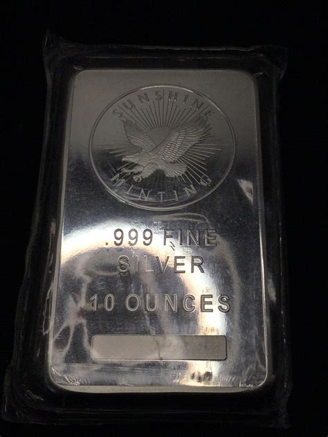 10 Troy Ounce Silver Bar Auction