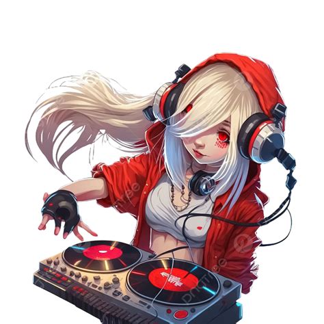 Christmas Dj Party With A Beautiful Girl, Christmas Party, Dj Girl, Christmas Dj PNG Transparent ...