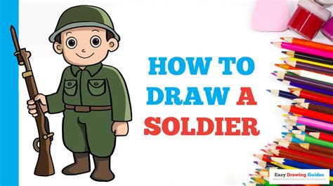 Soldier Drawing For Kids