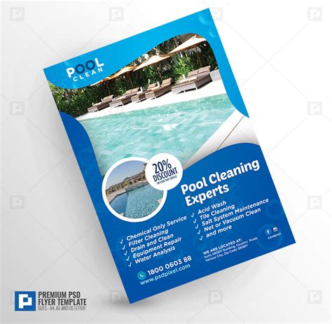 Pool Cleaning Flyer - PSDPixel