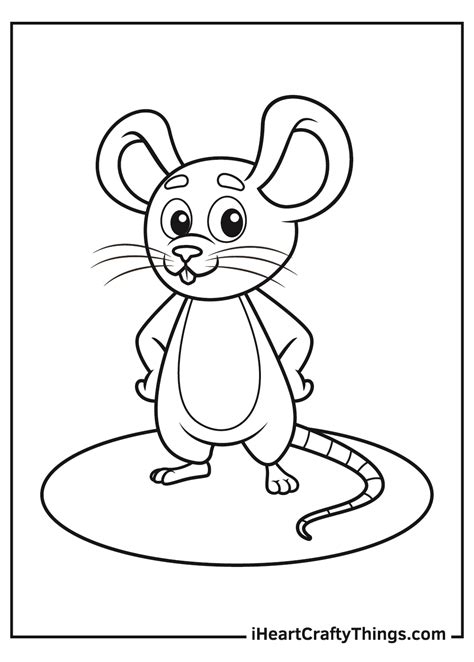 Mouse Coloring Page