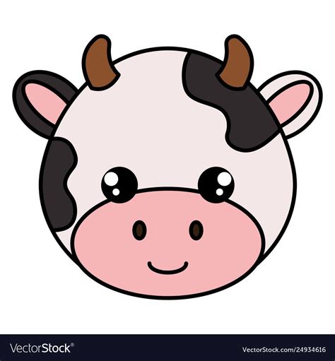 The Best 30 Cartoon Cow Face Drawing - casestockbox