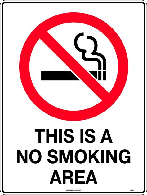 Printable No Smoking Signage