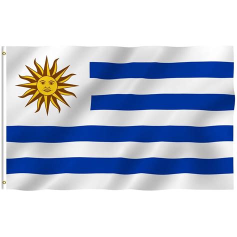 Fly Breeze Uruguay Flag 3x5 Foot - Anley Flags