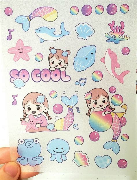 10 thiết kế korean cute sticker thật đáng yêu và dễ thương