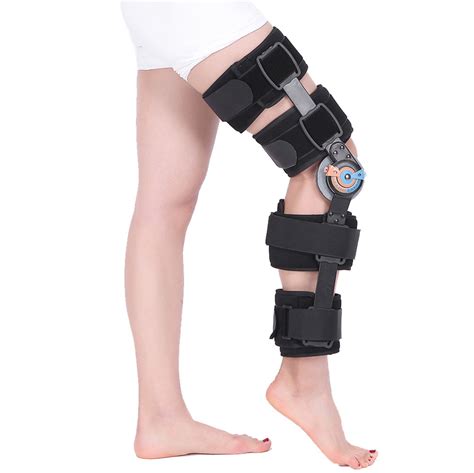 Pos T- Op Hinged Knee Immobilizer Adjustable Orthopedic Leg Brace Knee Brace With CE