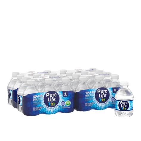 Pure Life Purified Bottled Water | 8 Ounce, 24-pack | ReadyRefresh