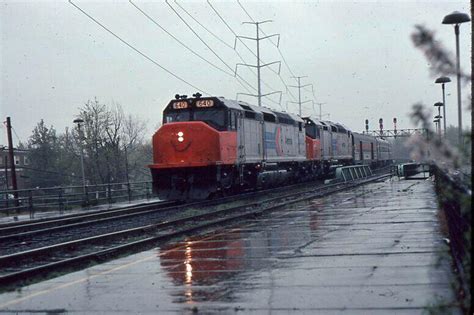 Original Slide of Amtrak SDP-40F AA Alexandria, VA 1976 | #2024781966