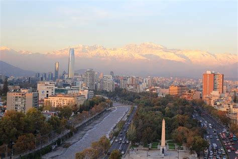 The Santiago Skyline - lauren on location