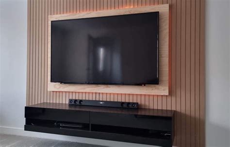 Bespoke Contemporary TV Media Wall Units and Panels Made in the UK