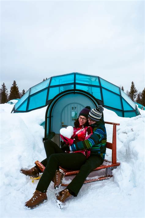 Would you sleep in this glass igloo in the heart of Lapland? During the night, you can even see ...