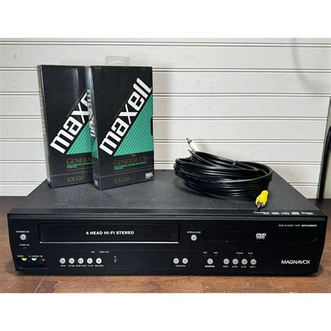 Magnavox VCR DVD VHS Player Combo GDV228MG9 With Av Cable & 2 - Etsy