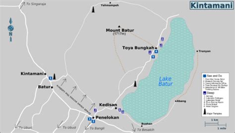 Detail Kintamani Location Map for Visitor Reference | Bali Weather Forecast and Bali Map Info