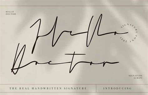 Doctor Handwriting Font Archives - Dfonts