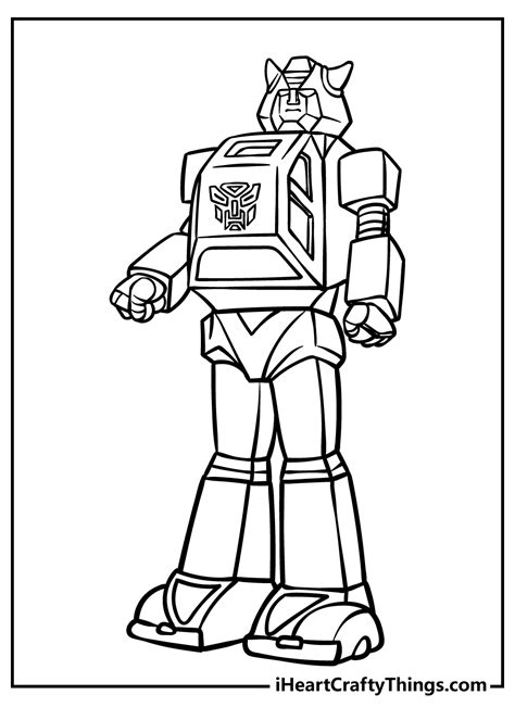 Transformer Printable Coloring Pages For Kids