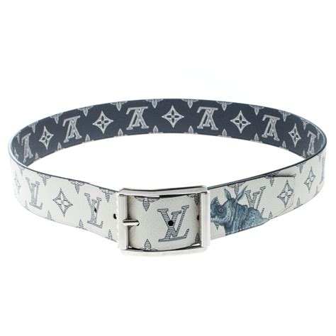 White Lv Belt Mens | semashow.com