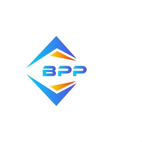 BPP abstract technology logo design on white background. BPP creative ...